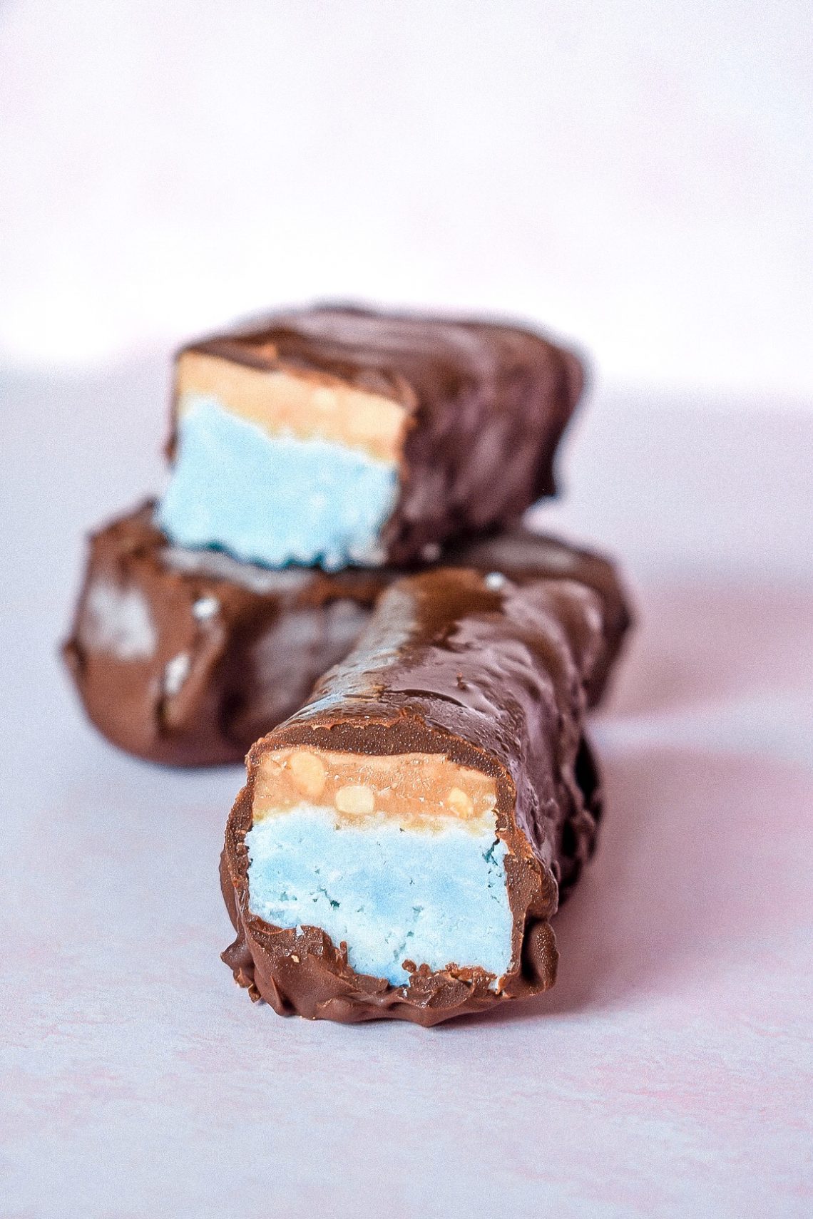 Blue Spirulina Chocolate Bounty Bars 1
