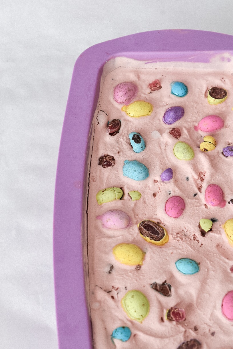 Dairy-Free Ice Cream with Speckled Eggs 4
