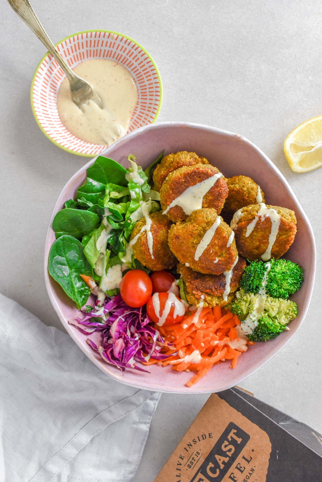 Making Falafel with Outcast Food's Easy Mix 1