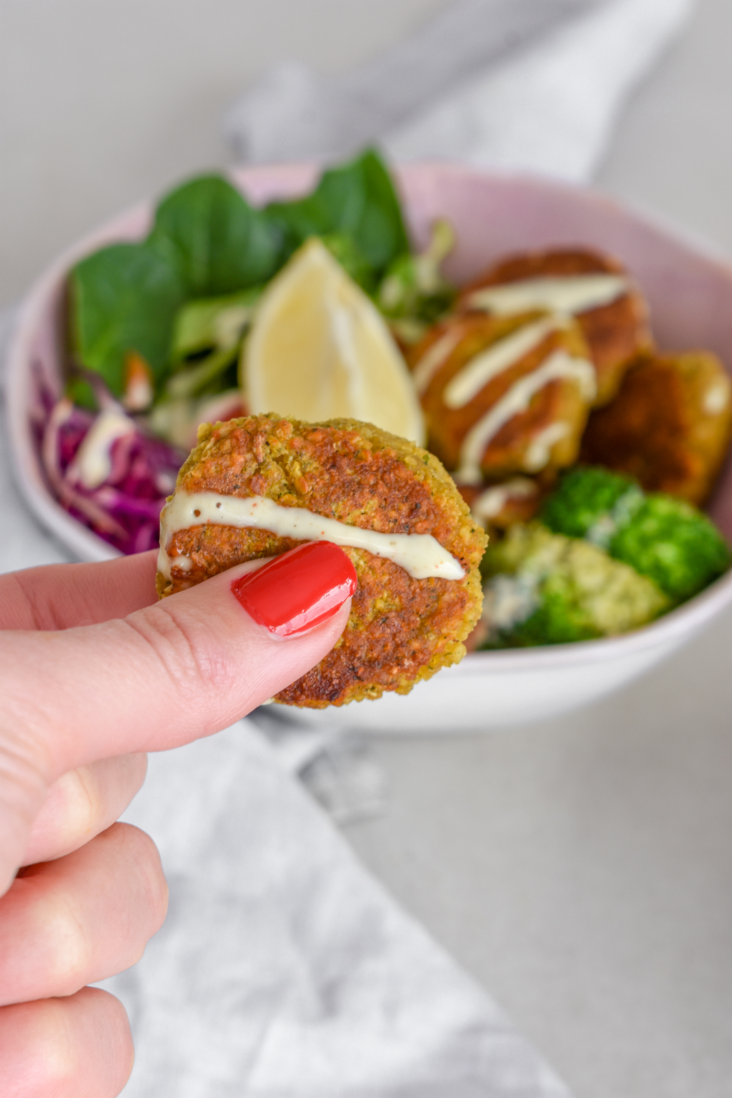 Making Falafel with Outcast Food's Easy Mix 7