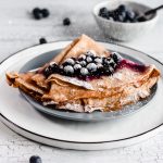 Spelt Crepes with Blueberry Compote 4