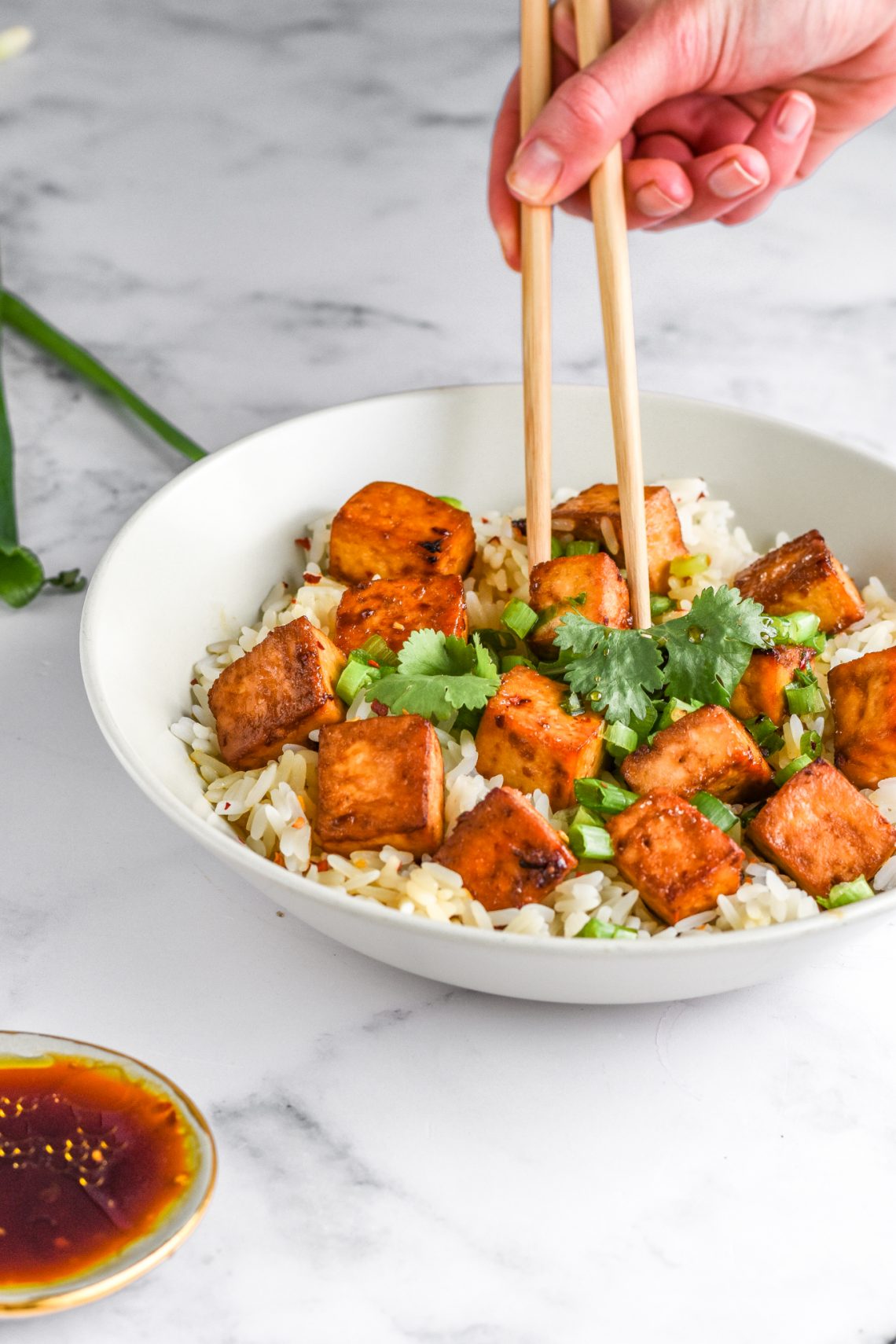 Sweet and Salty Baked Tofu