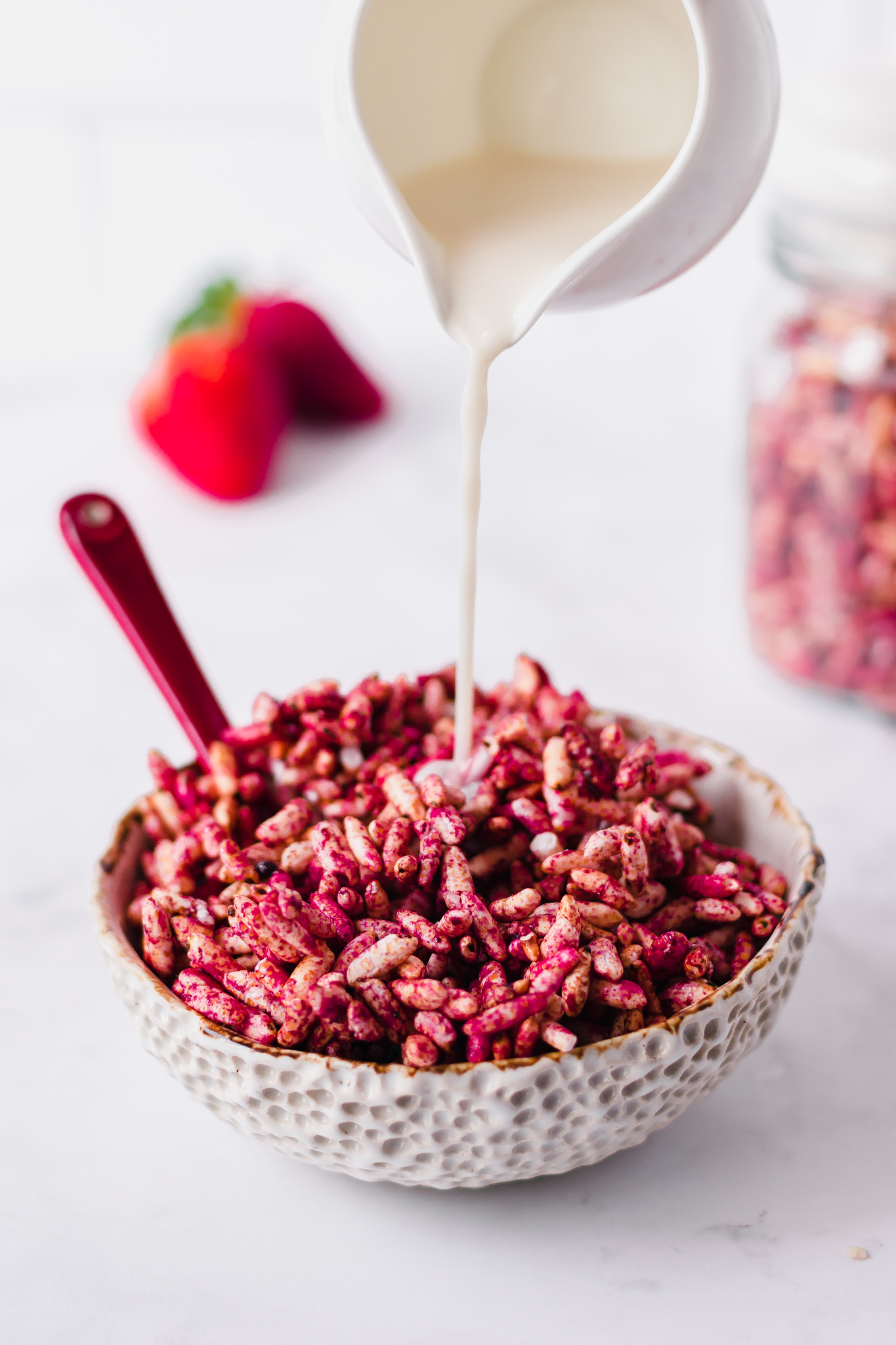 Healthier Strawberry Pops Cereal 