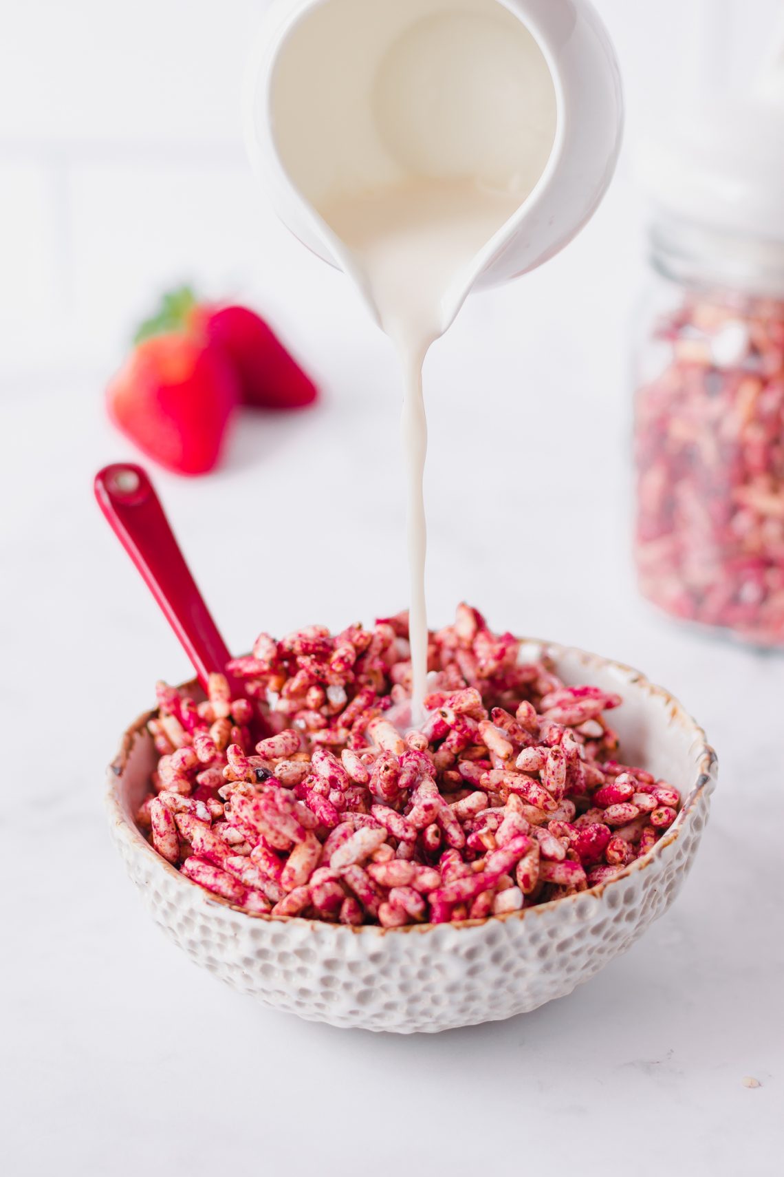 Healthier Strawberry Pops Cereal 1