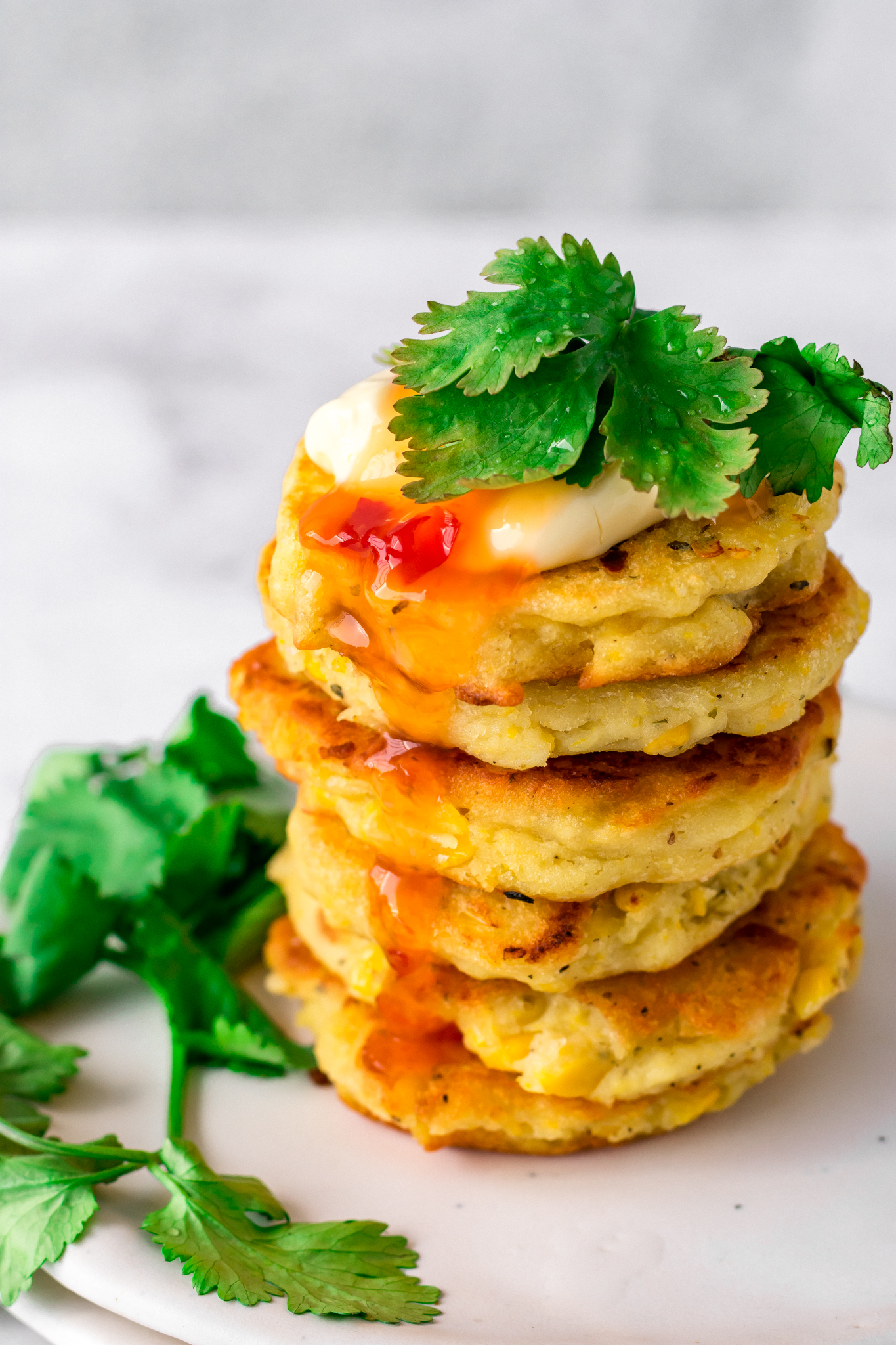Easy Sweetcorn Fritters Le Famished Cat
